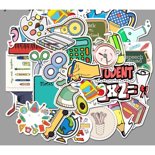 50 Pcs Classroom Waterproof Stickers